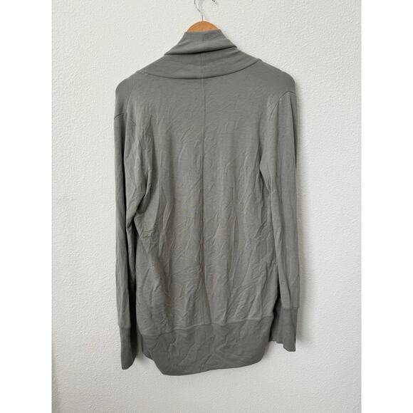 Athleta Open Front- Yoga Sweater- Grey Green- Size XS-A126 - Picture 2 of 7